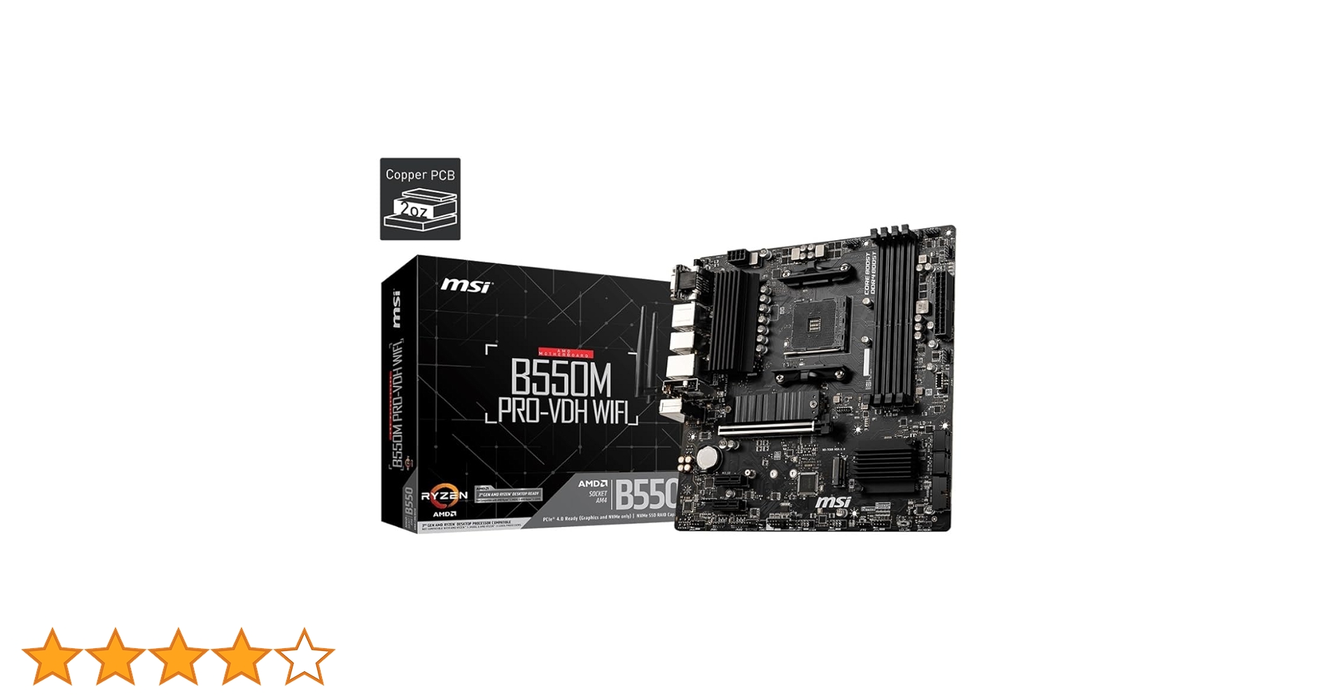 Amazon.co.jp: MSIマザーボード B550M PRO-VDH WIFI Ryzen 5000
